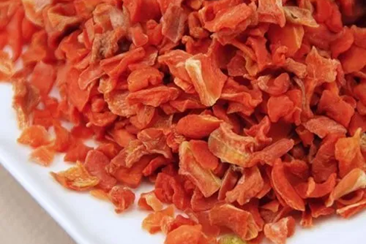 Dried Carrot Cubes